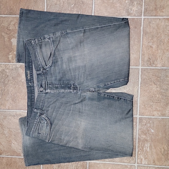 7 For All Mankind Relaxed Fit Button Fly Stretch 7FAM Mens Jeans Size 38 x 30 - Picture 3 of 9